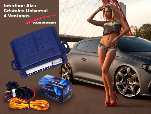Modulo Alza Cristales Universal / 4 Ventanas Audiobahn Msi