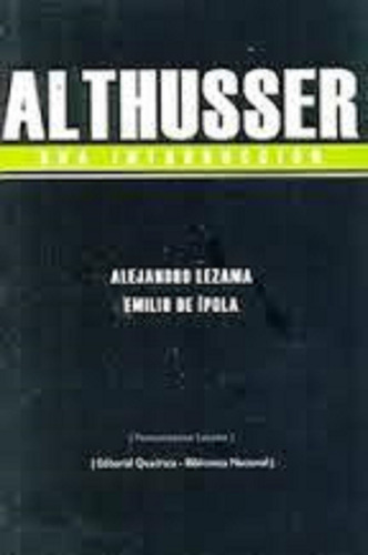 Althusser Una Introduccion