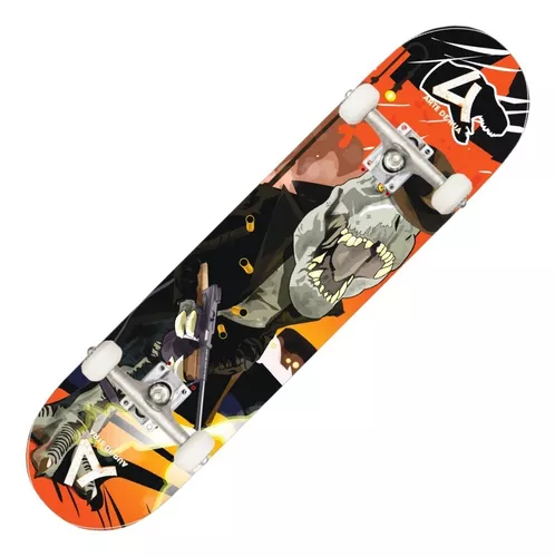 Skate Montado Anime Naruto Semi Profissional Completo - Envio Imediato