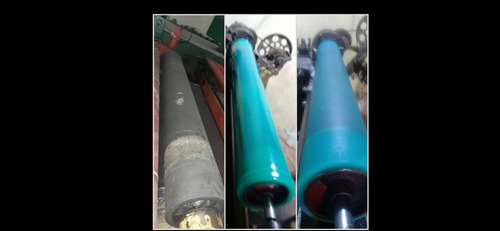 Imagen 4 de 5 de Recubrimiento Rodillo Arrastre Imprenta Laminadora En Poliur