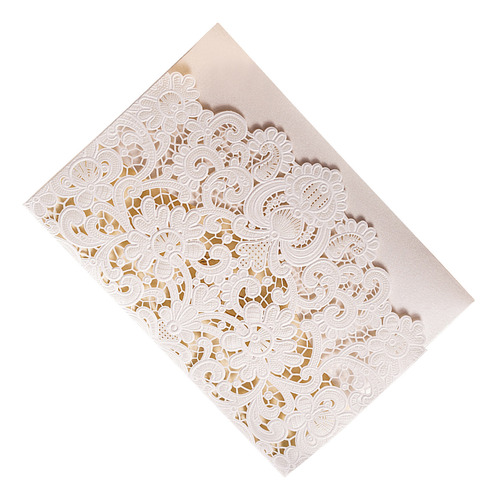 Tarjetas De Invitación, 25 Unidades, Sobres De Boda Huecos P