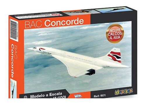 Concorde Maqueta Para Armar 1:300 Modelex - Aventureros