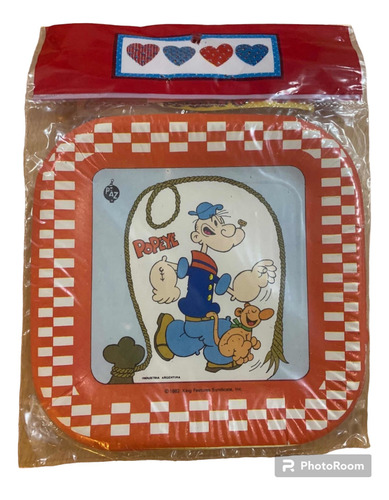 Set De 6 Platos De Cotillon Popeye