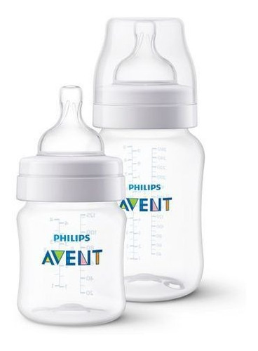 Kit Mamadeiras Anti-colic 125/260ml Scd372/01 Philips Avent