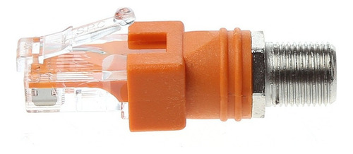 F Hembra A Rj45 Macho Adaptador De Acoplador De Barril Coaxi