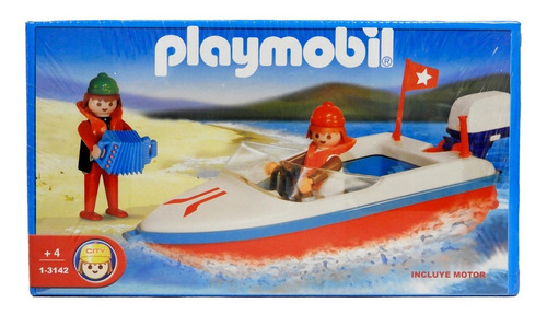 Playmobil Lancha Con Motor 3142  Full