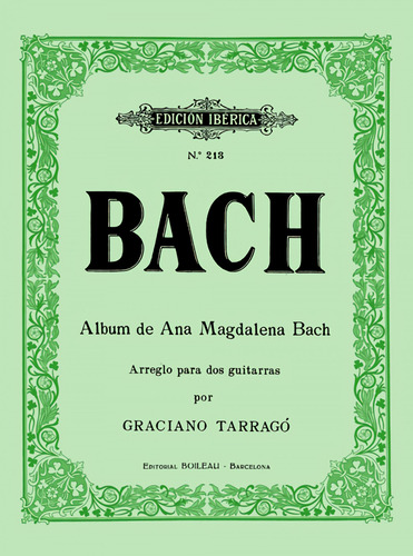 Album Ana Magdalena - Bach, Carl Philip Emmanuel/bach, Joha
