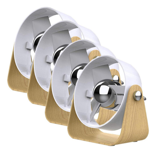Soplador Aire Minimalista, Mxlwb-004, 4pzas, 5 Ø, Blanco/mad Cantidad de aspas 3 Estructura Madera Aspas Blanco Diámetro 5 " Material de las aspas Plástico