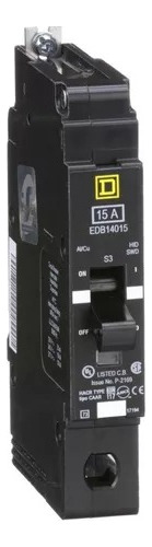 Pastilla Interruptor Termomagnetico Edb14015 Square D 15 Amp