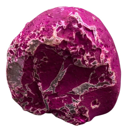 Hermosa Geoda De Ágata Rosa 8cm 376g