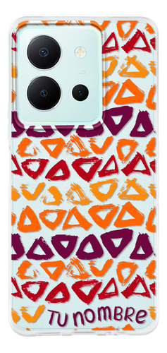 Funda Para Vivo Tribal Étnico Abstracto Con Tu Nombre