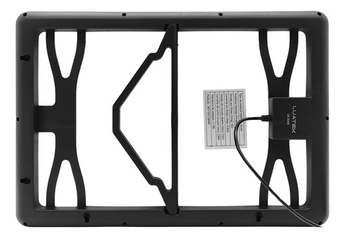 Painel Solar 15w Carregamento Rápido Saídas 16v, 9v E 6v Cor Preto