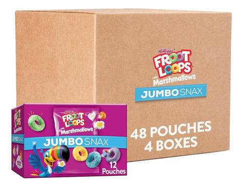 Kellogg's Jumbo Snax Froot Loops Snacks De Cereales, Snacks