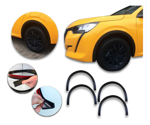 Molduras Fenders Para 208 Tipo Gti 2021/2022 Kenny Cinta 3m.