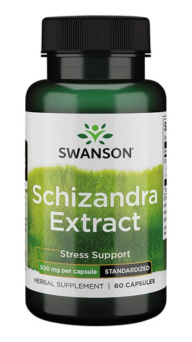 Schizandra 500 Mg 60 Capsulas Swanson