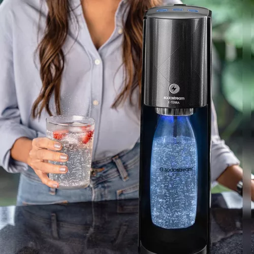 Combo Máquina E-terra Sodastream Soda + Botella Y Cilindro