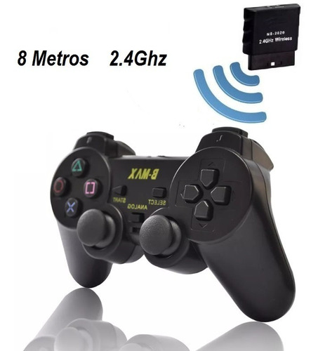 Controle Sem Fio Playstation Knup 10 Mt Vídeo Game 2.4ghz