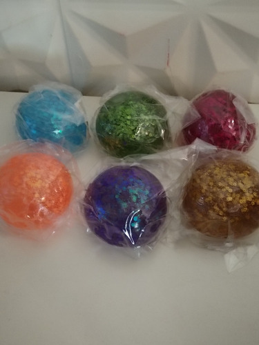 Squishies Tipo Pelota Metalizados 