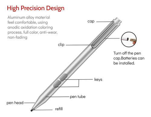 Touch Stylus Pen For Microsoft Surface Pro 7 6 5 4 3 Go