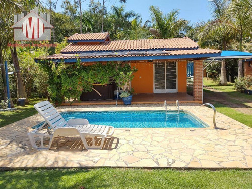 Chácara Maravilhosa Com Escritura, 05 Dormitórios, Piscina Aquecida, Pomar, Pertinho Da Cidade À Venda, 1000 M² Por R$ 710.000 - Pinhalzinho/sp - Ch0917