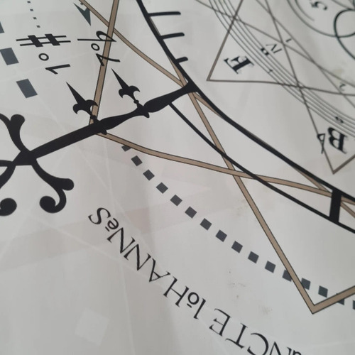 Poster Musical Diseño Compass Armónico (Usado)