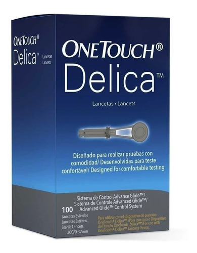 Lancetas One Touch Delica X 100 Unidades