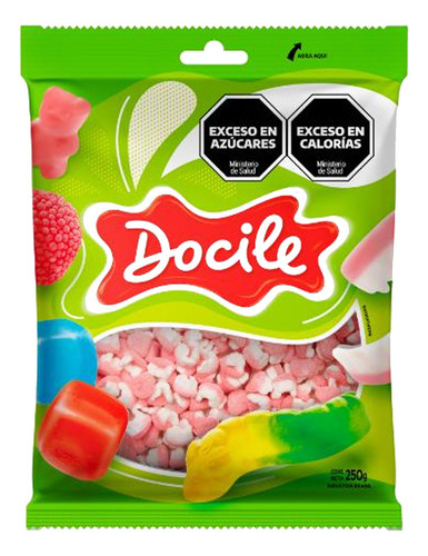 Gomitas Docile Dientes Mini 250gr - Dulce