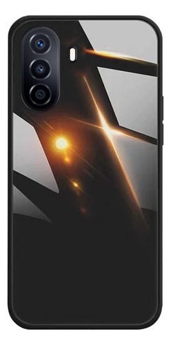 Estojo De Vidro Colorido Para Huawei Nova Y70 Plus