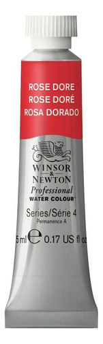 Tinta Aquarela Profissional Winsor & Newton Rosa Dourada Tub