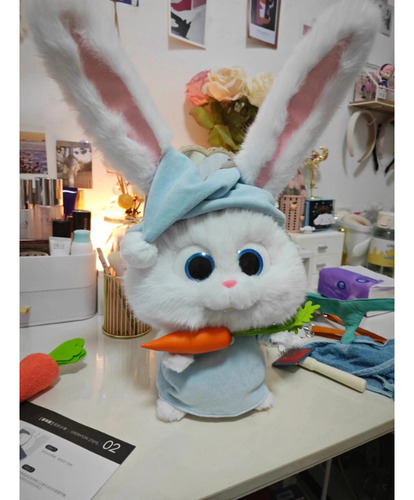 2024 Secret Life Of Pets Snowball The Bunny Peluche Mediano
