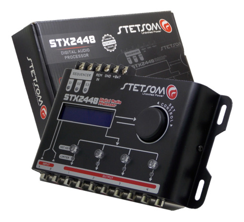 Processador Audio Stetsom Stx2448 Sequencer Digital 4 Canais