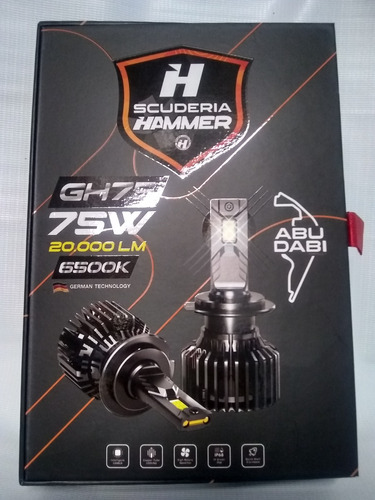 Luces Led H4 Hammer 75w 20.000lm Lancer Glx Tourin Instalada