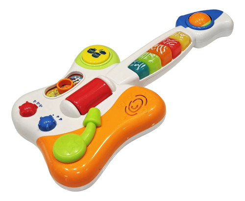 Winfun Guitarra Mini Rock Star Con Luz Y Sonidos Regalo