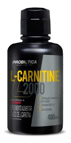 L-carnitina 2000 Termogenico 400ml - Probiotica