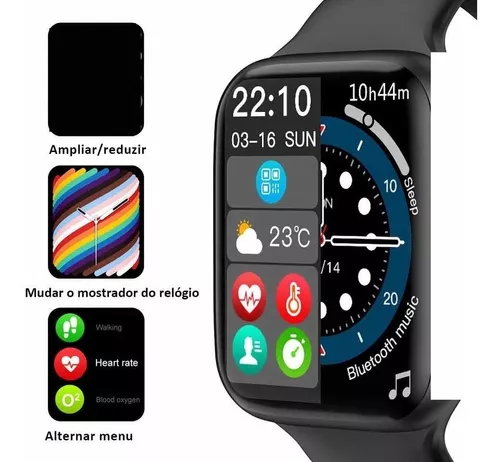 Lindo Relógio Smart Watch 7 Pro W37 Com Nfc Similar Apple