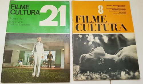  Lote De Revistas Filme Cultura 8 E 21 - Cinema Brasileiro