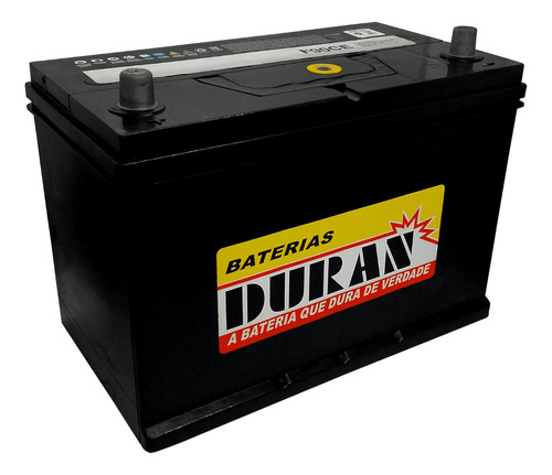 Bateria Automotiva Duran 90ah 12v Selada Cca 650ah Esquerdo