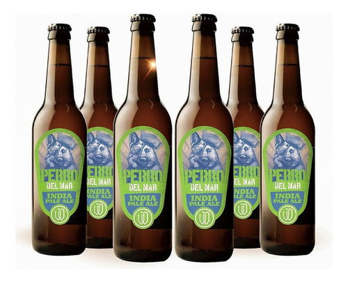 Six Pack Cerveza Artesnal Wendlandt Perro Del Mar 355ml C/u