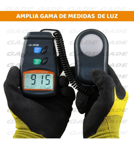 Imagen 4 de 6 de Luxometro Digital Hasta 50000 Lux Jieli Lx-1010b Medir Luz