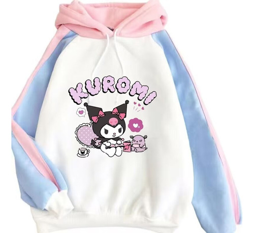 Sudadera Holgada Con Libro De Lectura Kuromi Simile En Contr