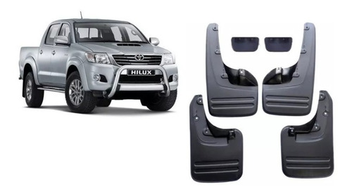 Guardafango Toyota Hilux 2006-2015 Set 6 Piezas