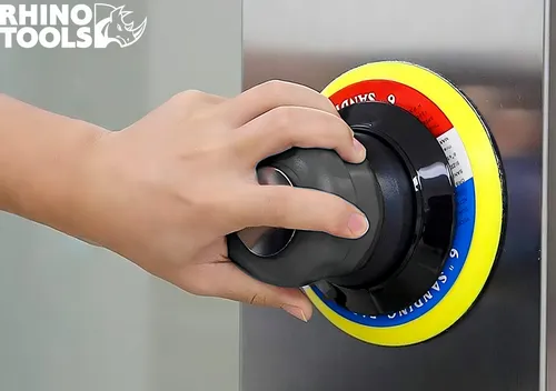 Lixadeira Pneumática Rokit Orbital 6 Pol 150mm Roquite