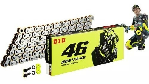 Cadena Did Japon Xring Vr46 525 Ducati Hypermotard 821