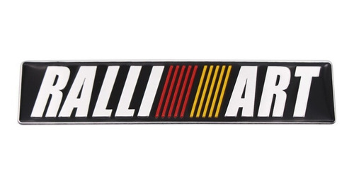 Logo Emblema Para Mitsubishi Ralliart 12x2.6cm 