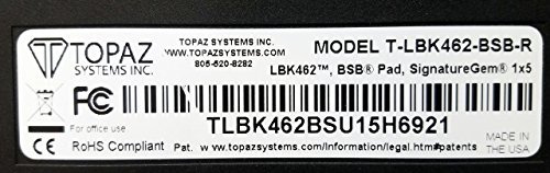 Topaz Systems L462 Signature Pad Lbk462 Bsb 4t