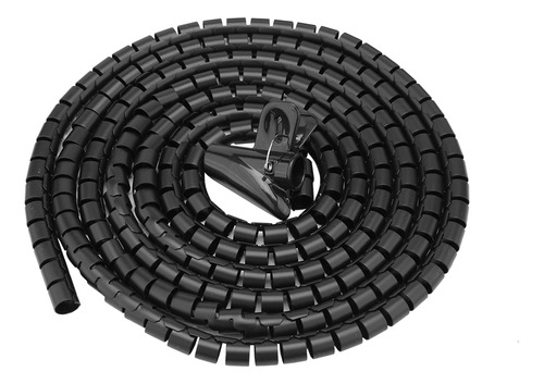 Tubo Negro 12 #, 3 M X 16 Mm, Enchufe En Espiral Del Reino U