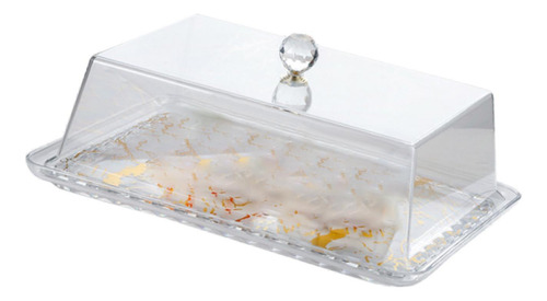 Bandeja Para Tartas Con Forma De Cúpula Oro Rectangular S
