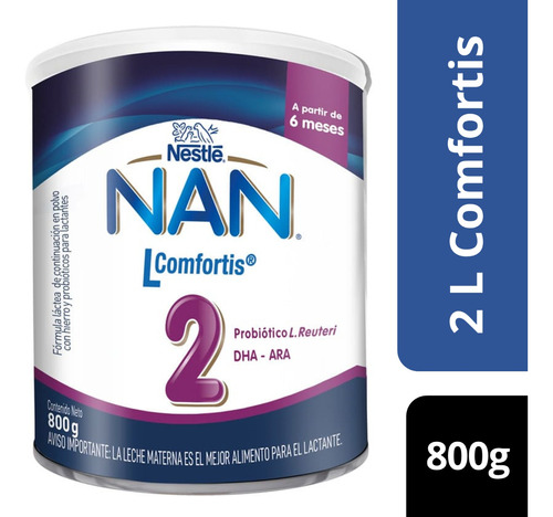 Fórmula Infantil Nan® 2 L Comfortis 800g