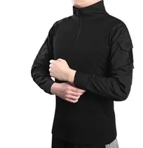 Comprar Uniforme Táctico Negro Camisa + Pantalón Ripstop Militar 