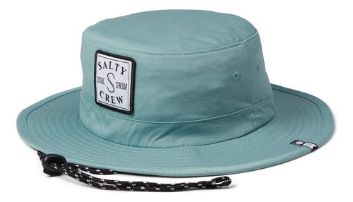 Gorro Salty Crew Con Gancho En S Boonie, Verde Salvia, Algod